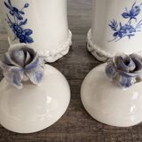 2 small porcelain pots from Capodimonte