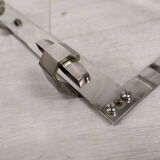 Art Deco chrome wall coat rack