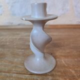 Vintage Soapstone Twisted Candlestick Duo?