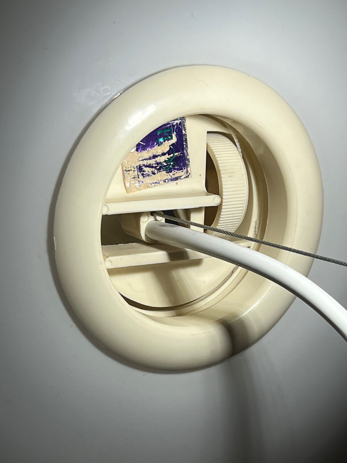 Suspension XXL "Black and white" by Pier Giacomo and Achille Castiglioni