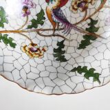 Hand-painted Limoges porcelain bird emptier