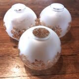Set of 3 globes for lighting