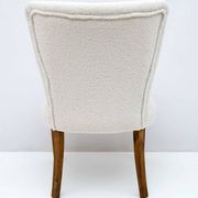 Mid-Century Modern Italian Bouclé Small Armchair, 1950s