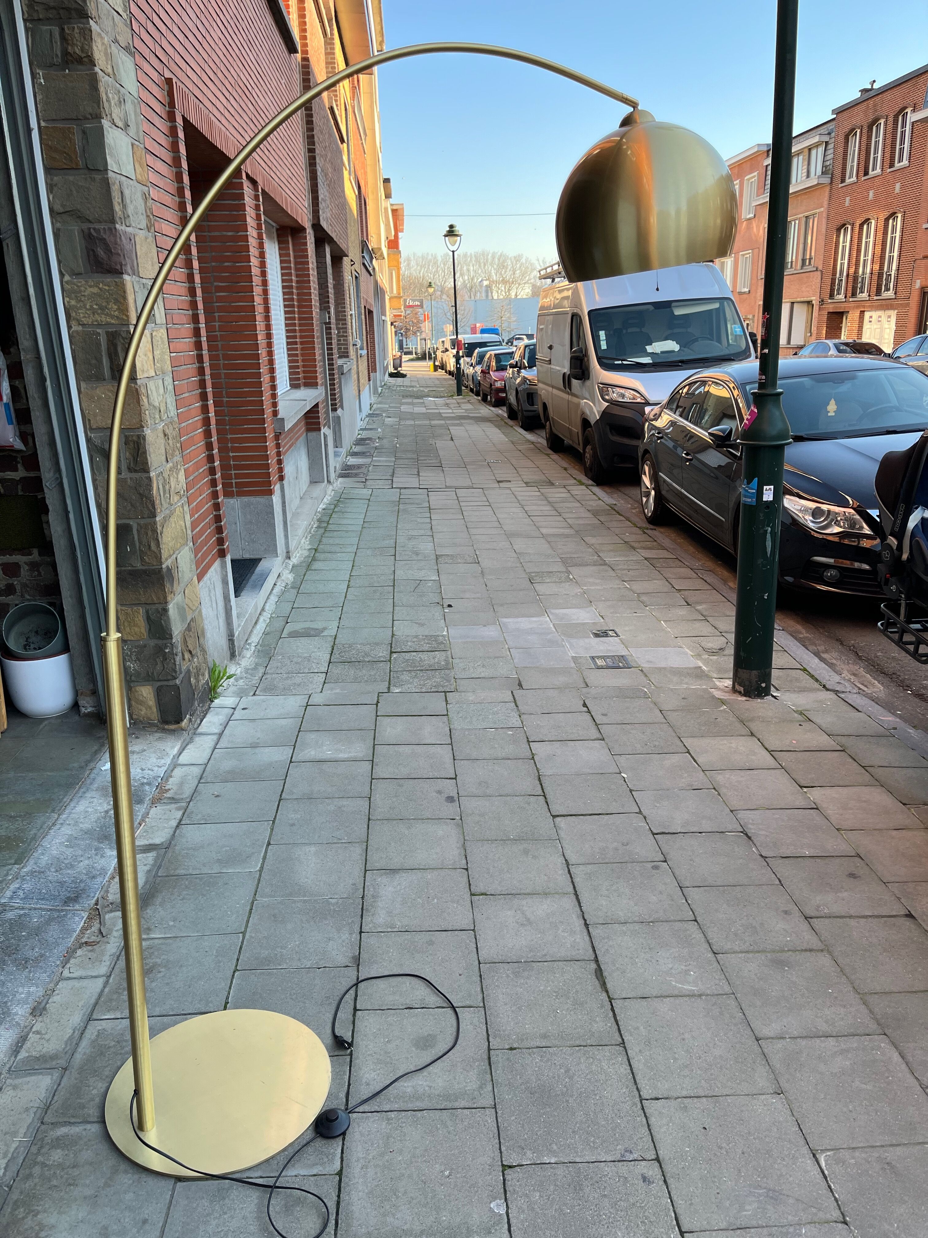 Arc floor lamp, éclat