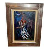 Oil on canvas, The Leap in Faith, Andrew Vicari