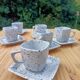 Ensemble de Tasses à Café Contemporaines