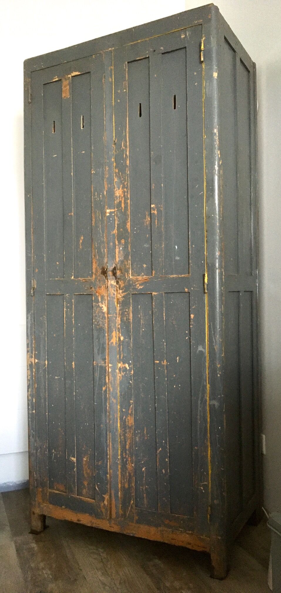 Old wooden cabinet 2 doors