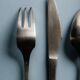 GUY DEGRENNE STAINLESS STEEL CUTLERY SET, 1970s