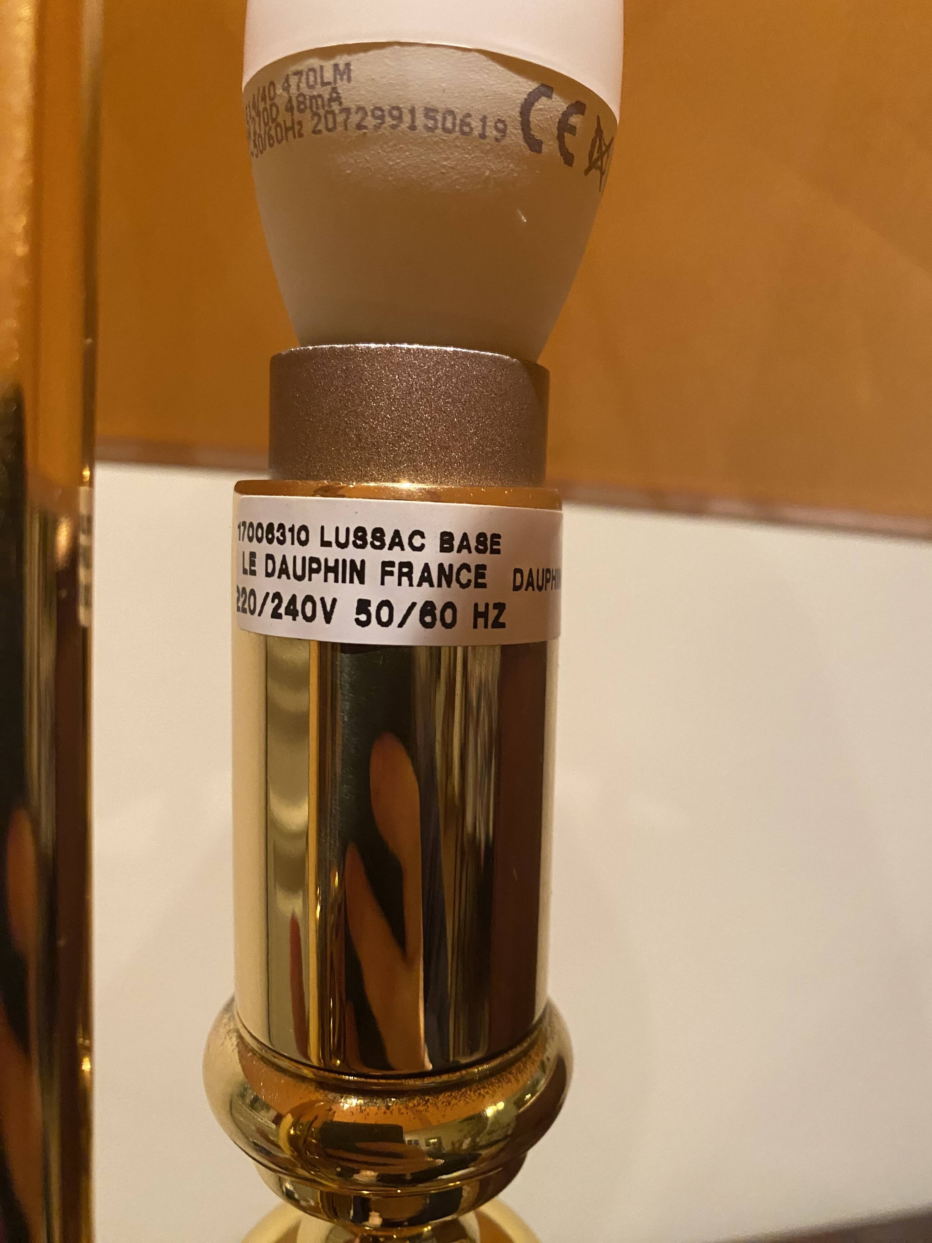 Hollywood Regency Le Dauphin Hot Water Bottle Lamp