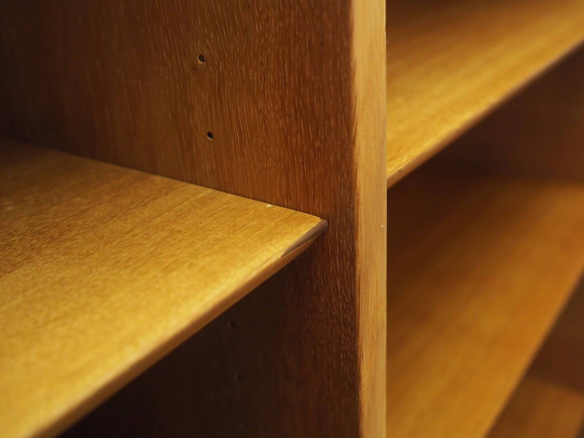 Ash bookcase, Danish design, 1970s, production: Hundevad