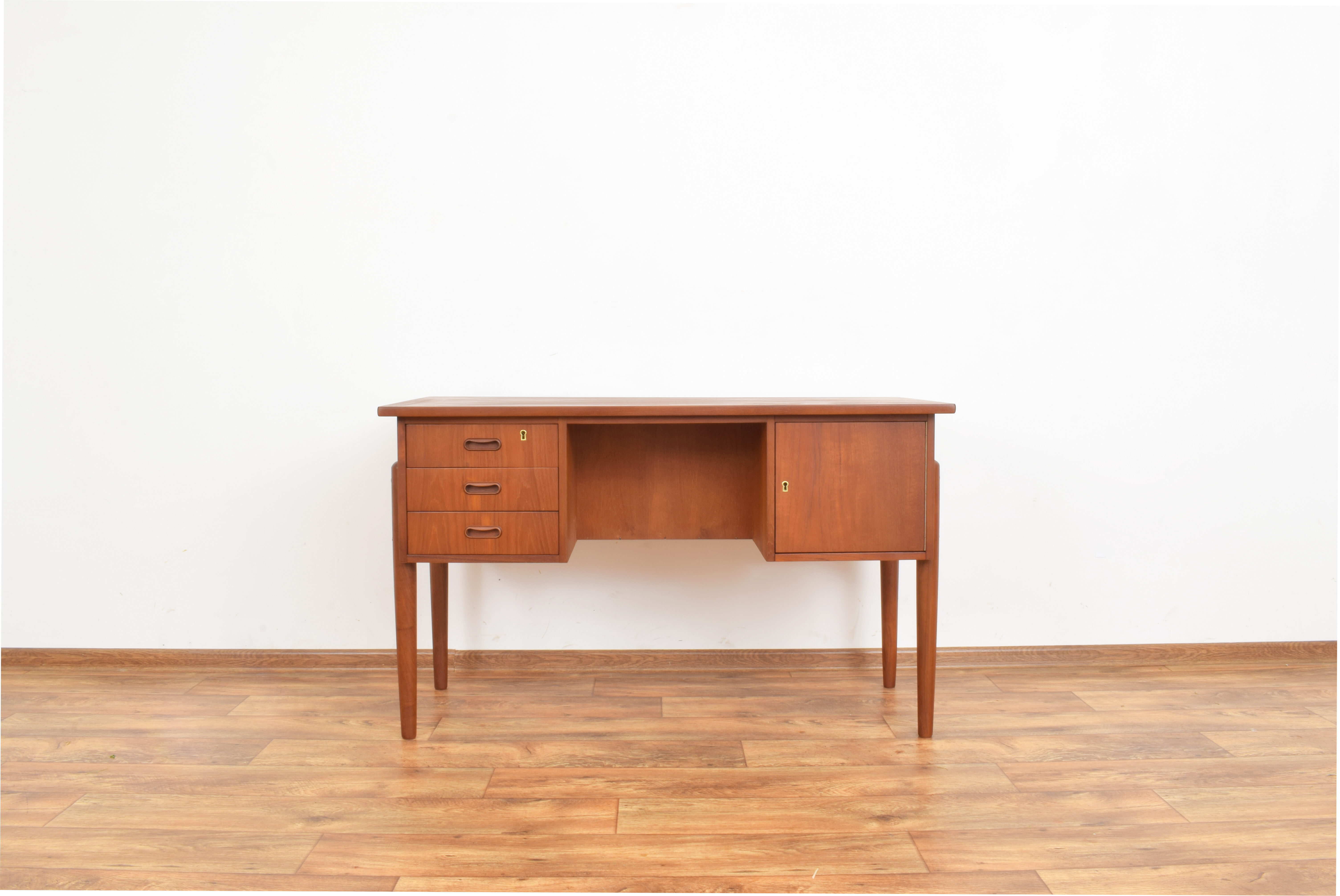 Mid-Century Danish Teak Desk, 1960s.