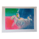 Original lithograph by Paul Guiramand (1926-2007) "Cavaliers".