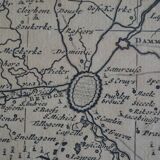 Map of the County of Flanders Belgium by Peter Schenck (1660 1718)