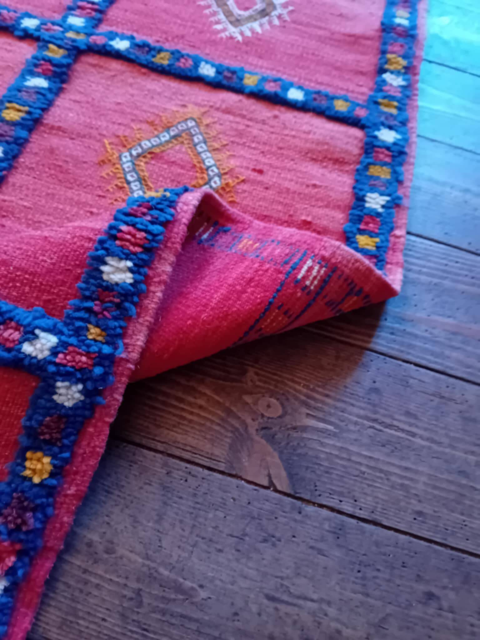 Handmade Kilim Taznakht Rug 202x104cm