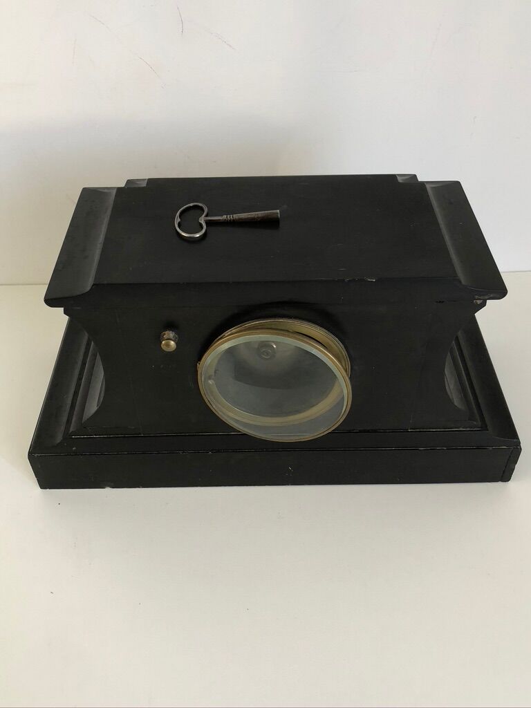 Black marble fireplace pendulum