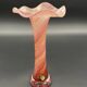 Vase Peter Kaspar en cristal 24 % PbO rose et rouge