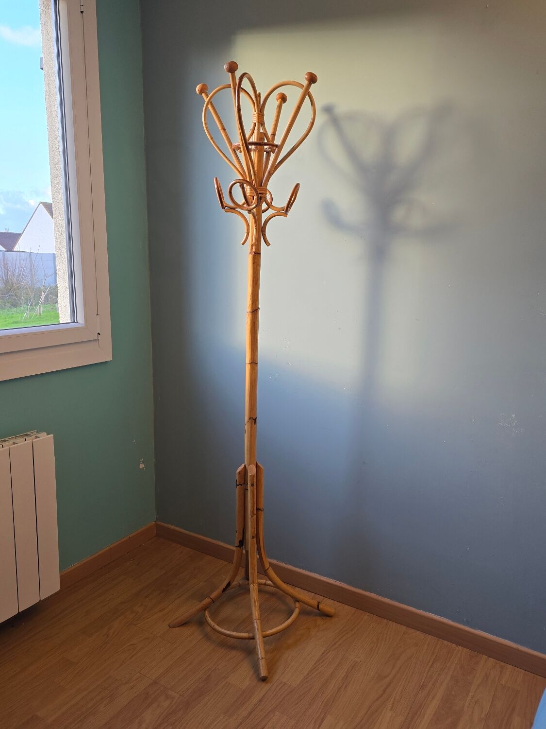 1960 bamboo coat rack