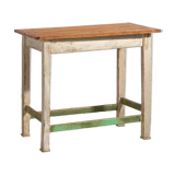 Antique white kitchen table (c.1920) #10