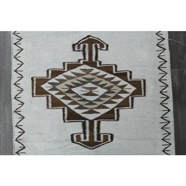 1970s Vintage Turkish Oushak Handmade Wool Cotton Blue Runner Rug 91x352