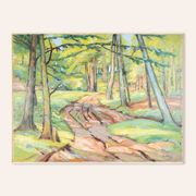 Woodland Walk, Oil on Plate, 124 x 95 cm