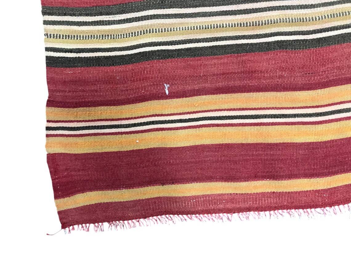 Neutral Oushak Floor Kilim Rug