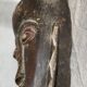 Masque africain bois sculpté polychrome