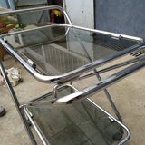 Vintage chrome bar cart