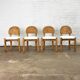 Ensemble de quatre chaises de salle à manger Rainer Daumiller par Hirtshals Savaerk