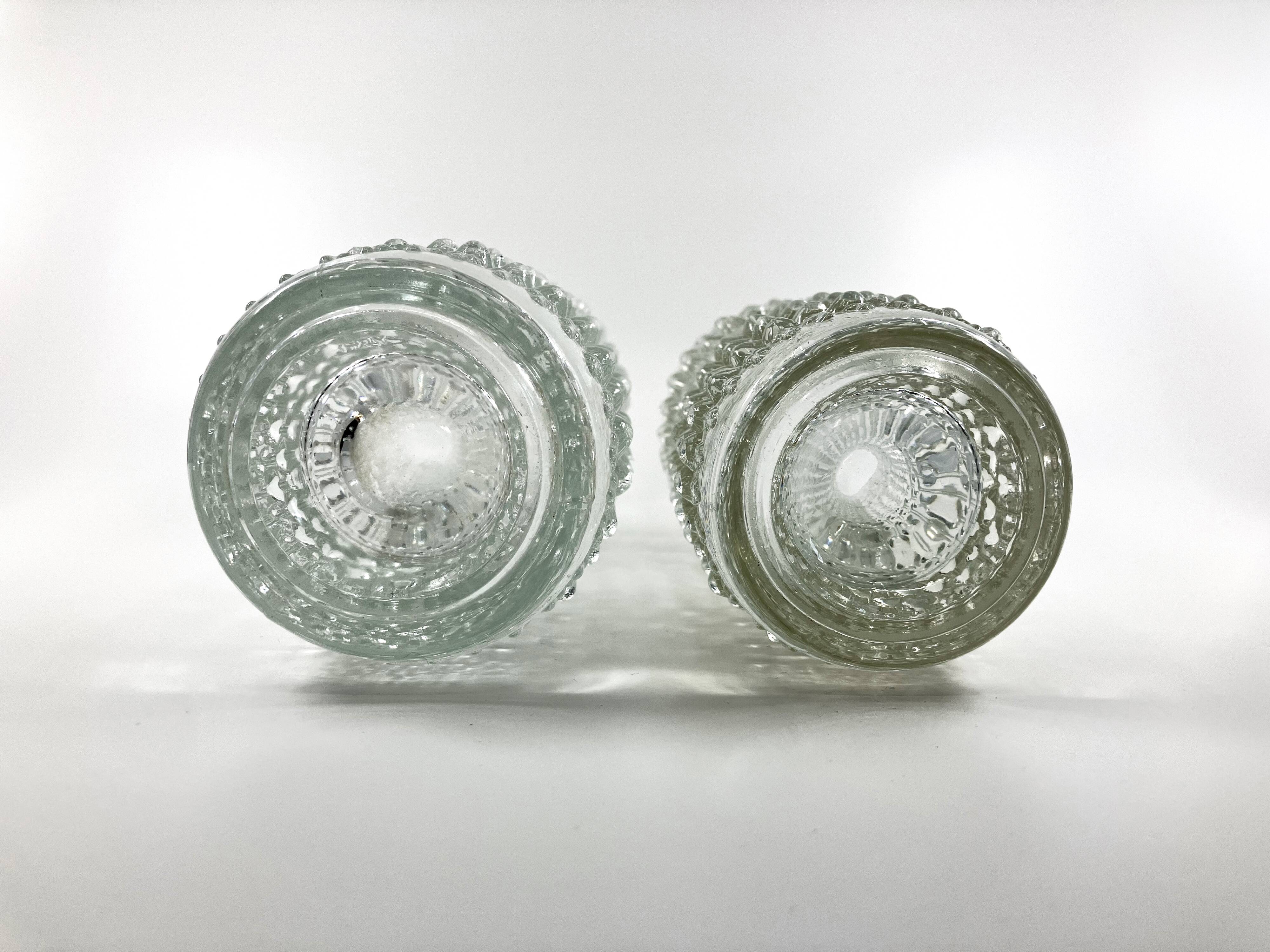 2 vase sklo union • verrerie hermanova hut • design frantisek peceny • 1972