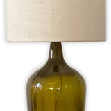 Lampe dame jeanne et jute