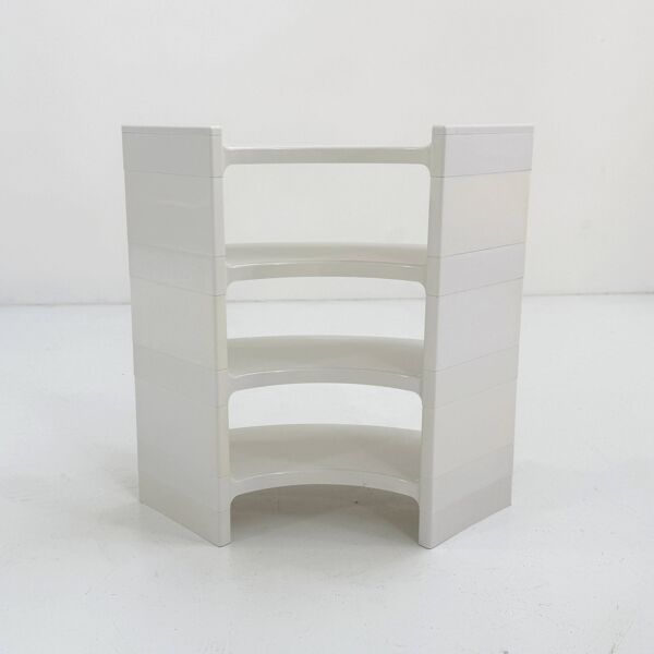 Etagère arquée / de coin par Olaf Von Bohr pour Flair, 1970