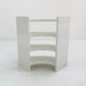 Arched / corner shelf by Olaf Von Bohr for Flair, 1970