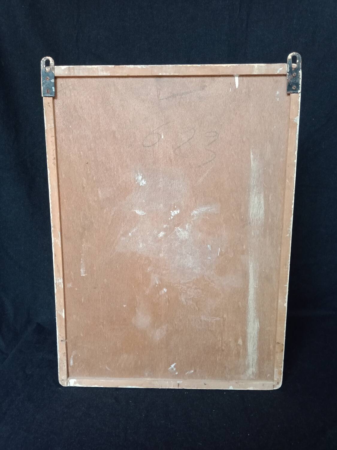 Old wall cabinet with one door and one drawer