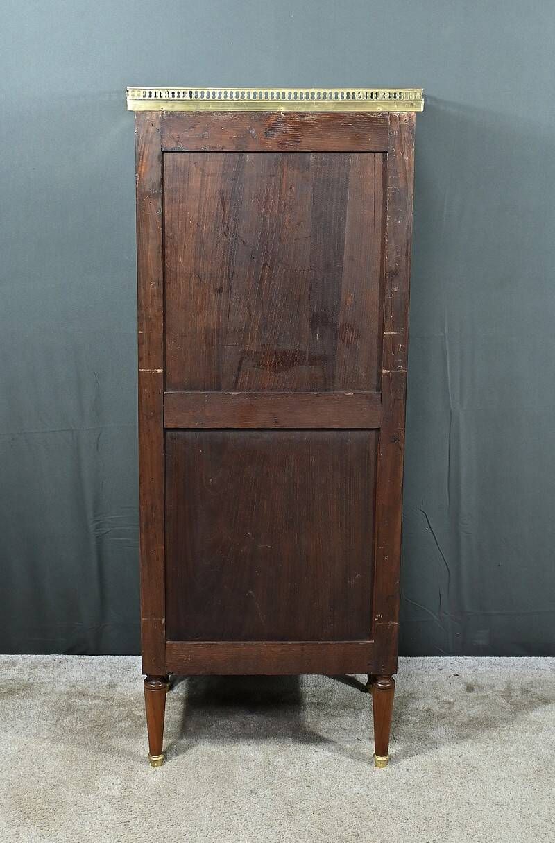 Small mahogany chest of drawers, Louis XVI style – late 19th century