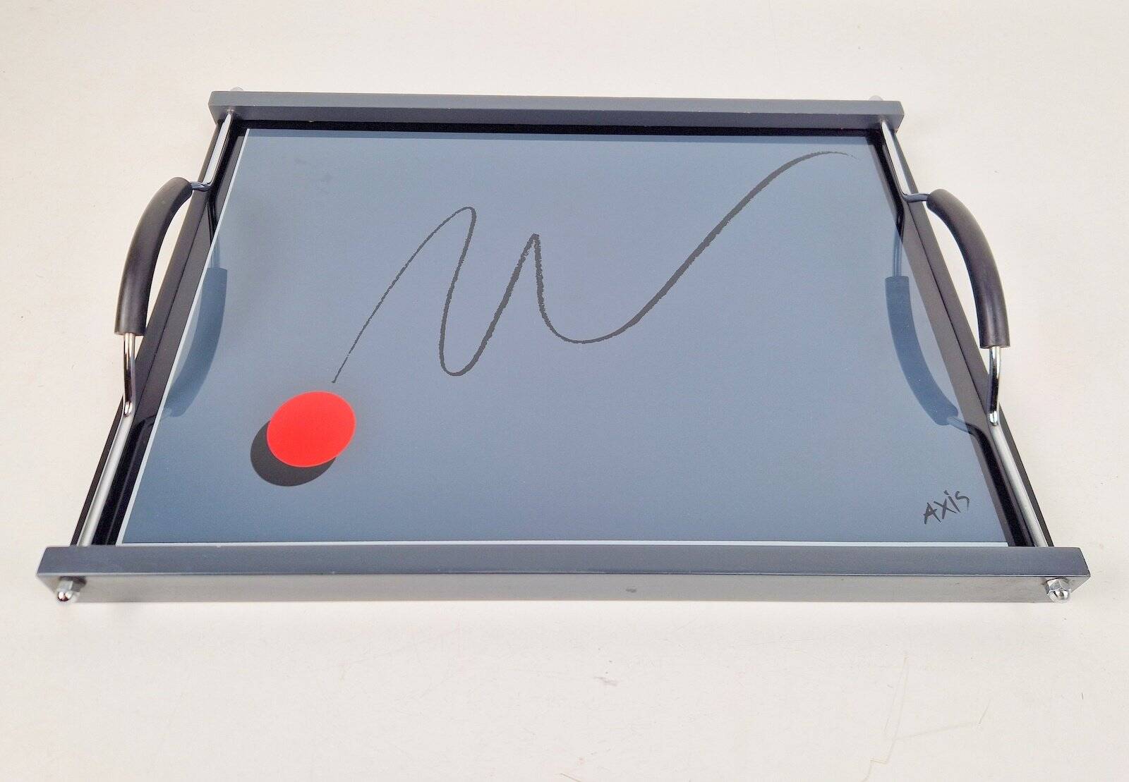 Vintage Postmodern Abstract Tray from Axis, Paris, 1980s