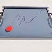 Vintage Postmodern Abstract Tray from Axis, Paris, 1980s
