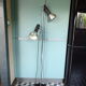 Vintage German floor lamp 2 lights