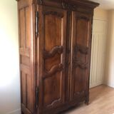 Armoire en chêne style Louis XV