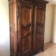 Louis XV style oak wardrobe