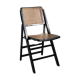 Chaise pliante cannée