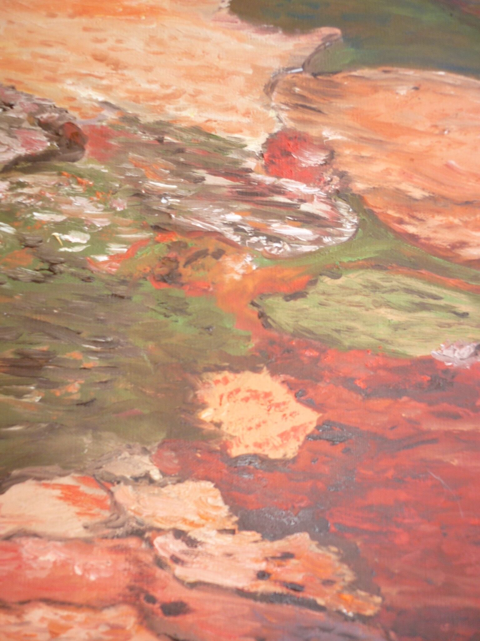Oil on canvas by M Vanbelle
