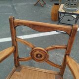 Pair of antique vintage Louis XVI style armchairs