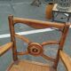 Paire de fauteuils anciens vintage style louis xvi