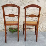 2 chaises cannées