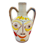 Two-handled earthenware jug by Giovanni DeSimone, 1960s