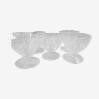 Crystal port glasses