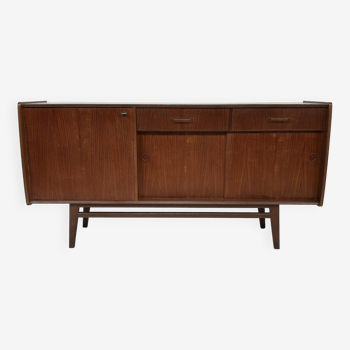 Vintage Sideboard Lowboard TV Furniture 1960s Teak Veneer