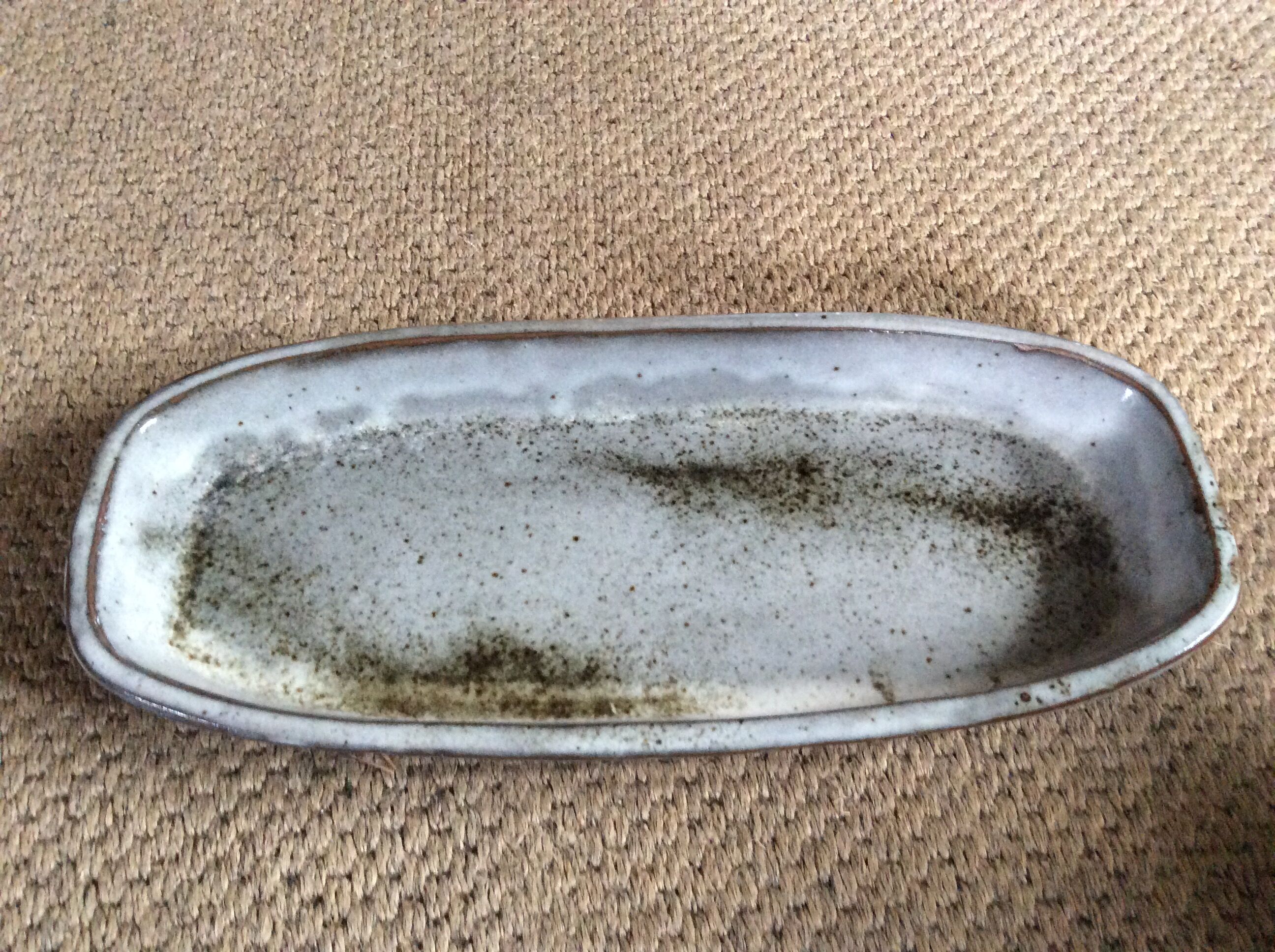 Plat en grès