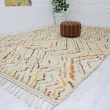 Handmade wool Berber rug 332 X 195 CM