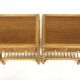 Set of 2 rattan bedside tables, Kenneth Bergenblad, Dux, Sweden, 1960.